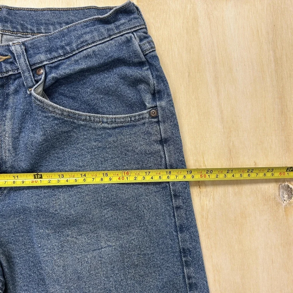 Wrangler Jeans‎ Mens 30x32 Medium Wash Blue Denim Straight Stretch 1097FXVMD